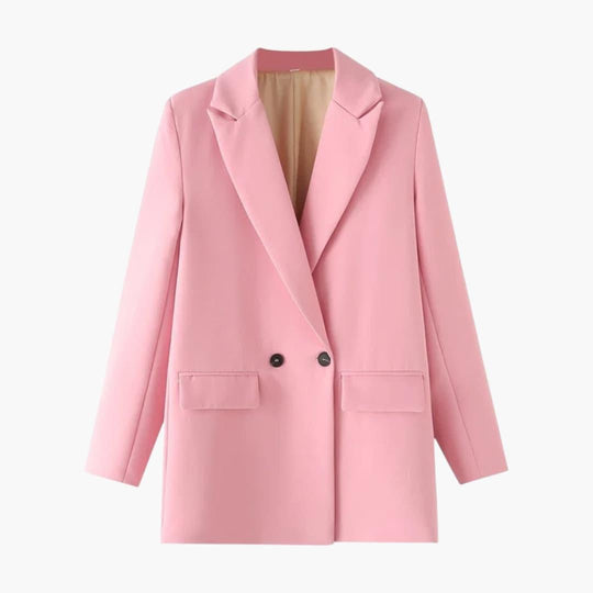 Women’s Blazer with Single-Button and Longline Cut