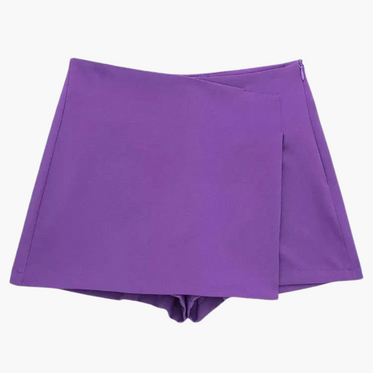 Women’s High-Waisted Skort with Built-In Shorts