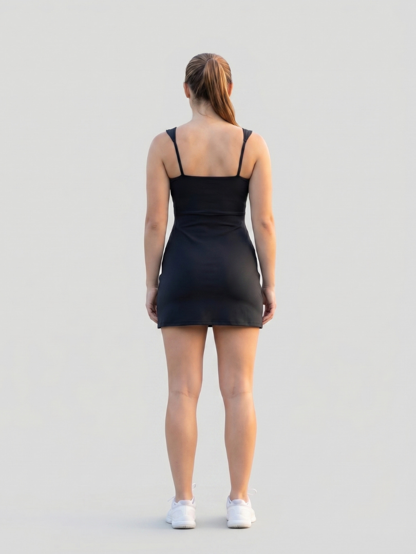 Velune | Square Neck Tennis Dress