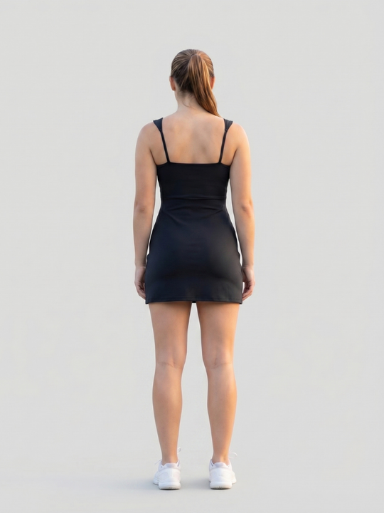 Velune | Square Neck Tennis Dress