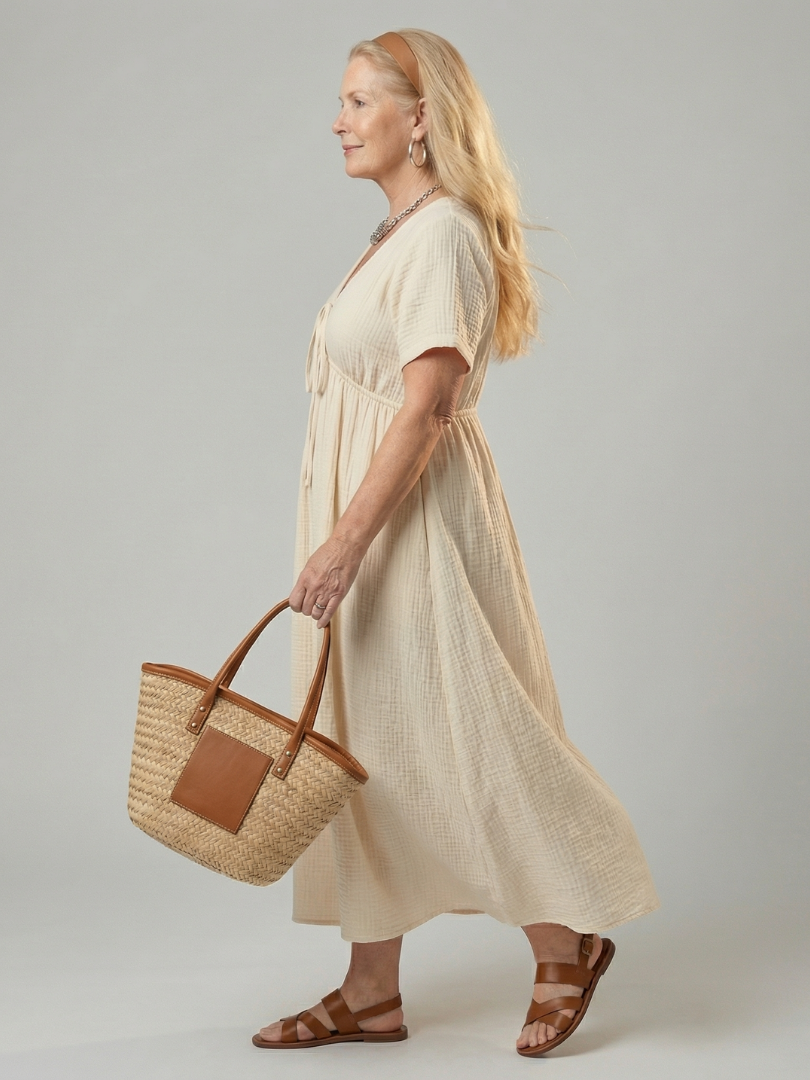 Sora | Nature Shape Midi Dress