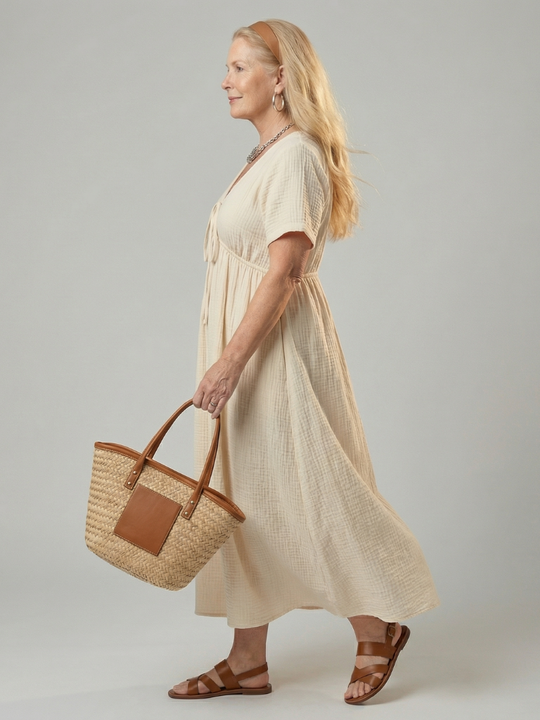 Sora | Nature Shape Midi Dress