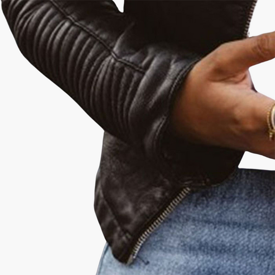 Women’s Jacket with Structured Shape and Defined Seam Detailing