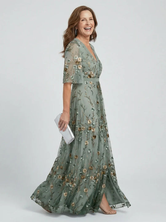 Selora | Halter Bloom Flow Maxi Dress