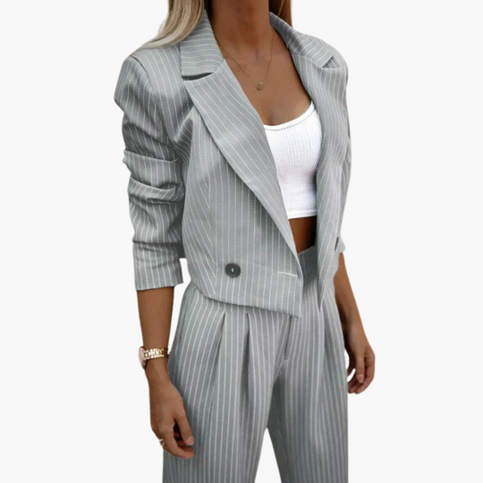 Women’s two-piece set with blazer and trousers