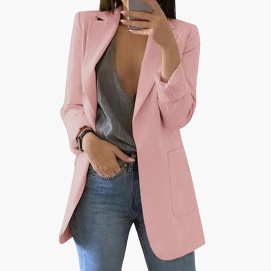 Women’s Blazer with Fitted Shape and Structured Silhouette