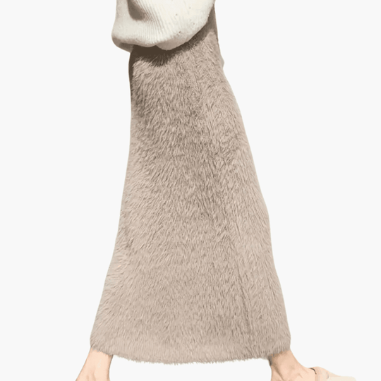 Women’s Maxi Skirt with Flared Silhouette and Pull-On Design