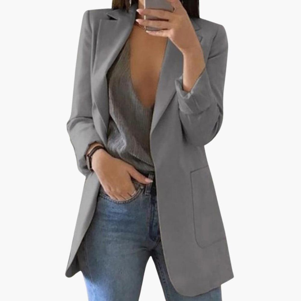Women’s Blazer with Fitted Shape and Structured Silhouette