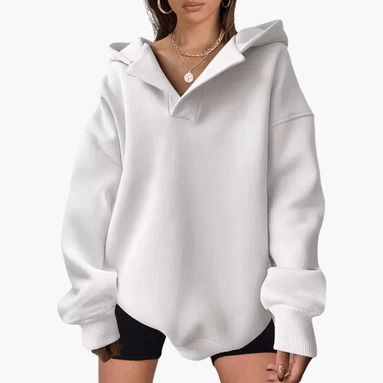 Women's Hoodie with Large Hood and Kangaroo Pocket