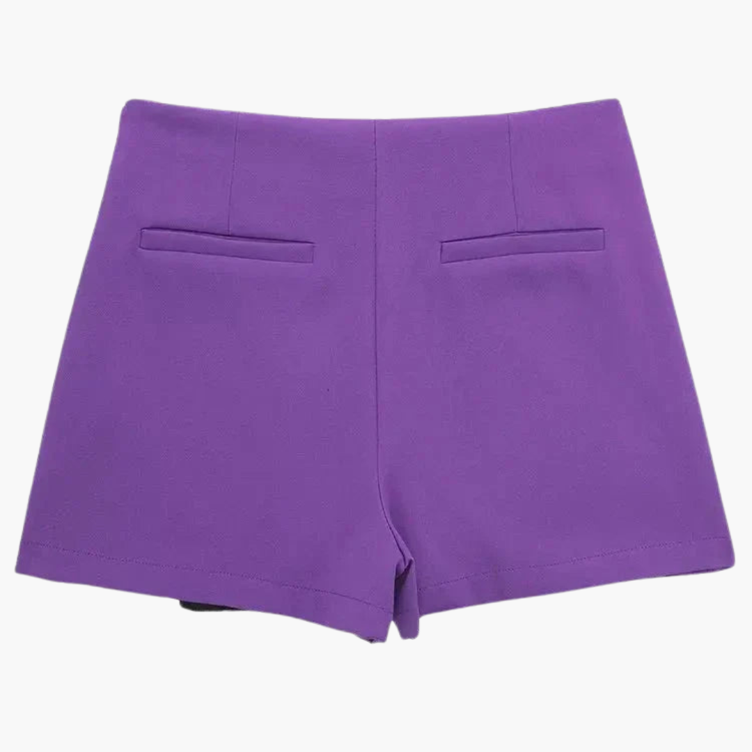 Women’s High-Waisted Skort with Built-In Shorts