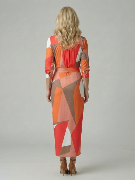 Islen | Smooth Form Midi Dress