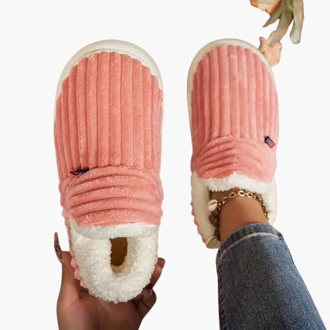 Women’s Indoor Slippers with Slip-On Design