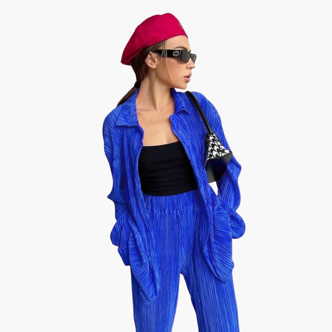 Women’s Co-Ord Set with Pleats