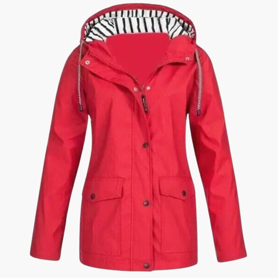 Women’s Waterproof Outdoor Jacket with Lightweight Design and Relaxed Fit