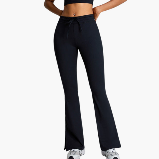 Women’s Activewear Co Ord Set with Sports Bra and Flared Trousers