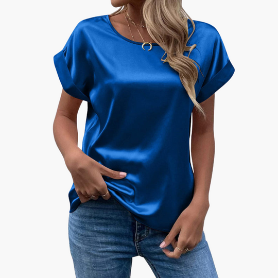 Women’s Short-Sleeve Top with Relaxed Fit