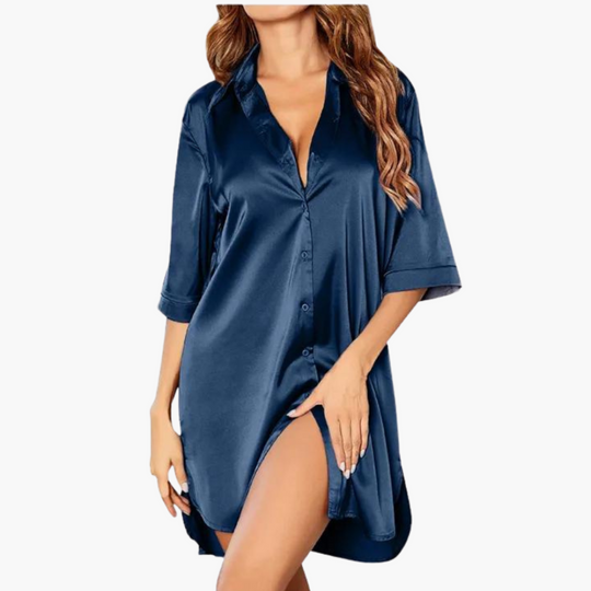 Women’s Nightdress with Sleeveless Design and Relaxed Fit