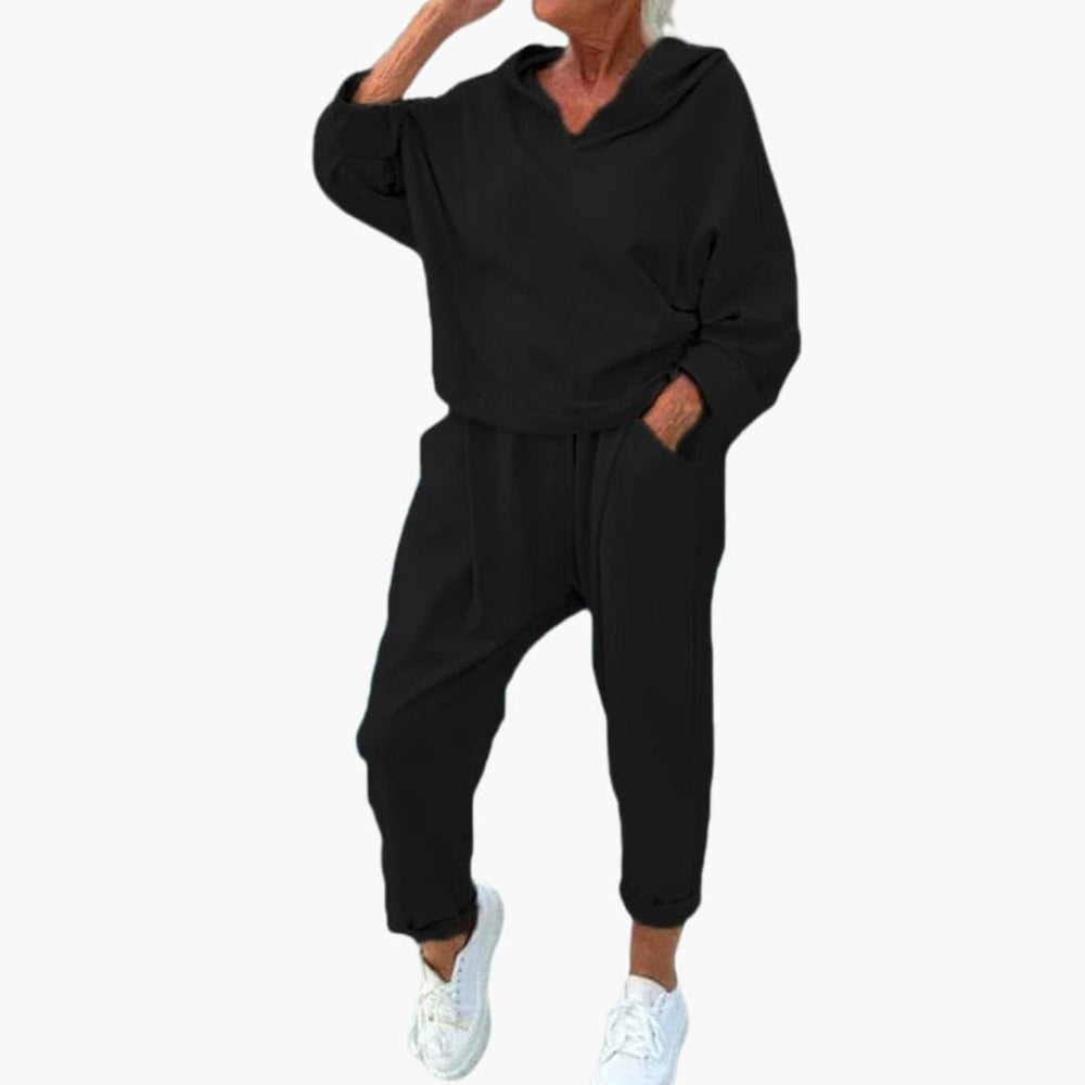 Knit Lounge Set – Women's Cozy Two-Piece Loungewear Outfit