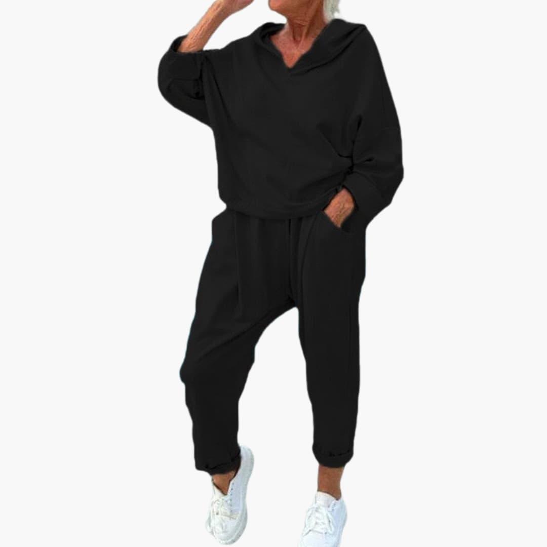 Knit Lounge Set – Women's Cozy Two-Piece Loungewear Outfit