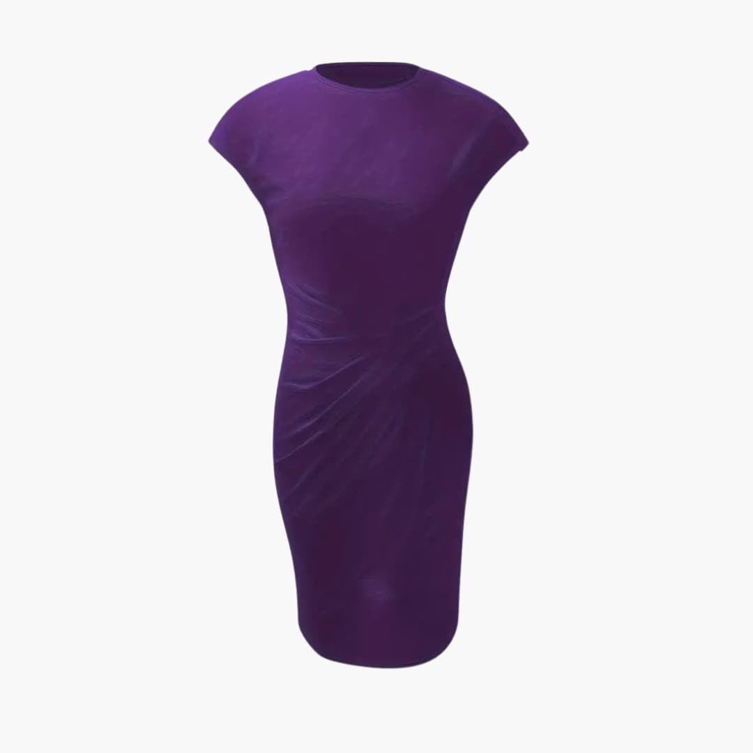 Women’s Sleeveless V-Neck Tank Top with Pleated Front