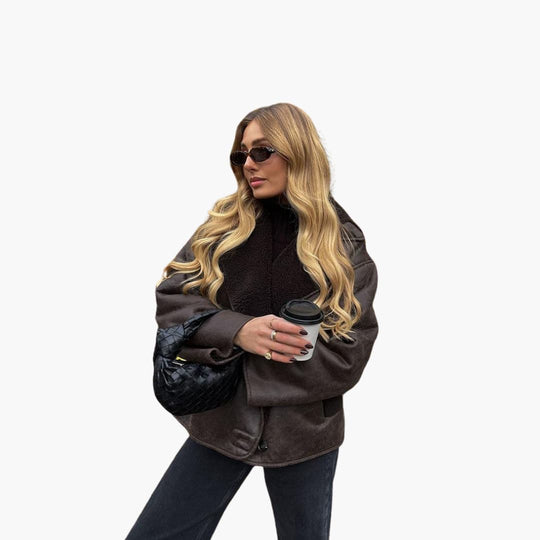 Women’s Shearling Jacket with Lined Interior