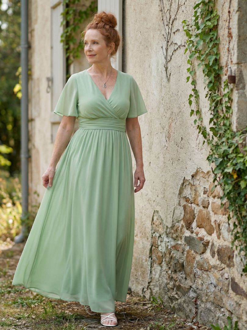 Noel | Pure Wrap Maxi Dress