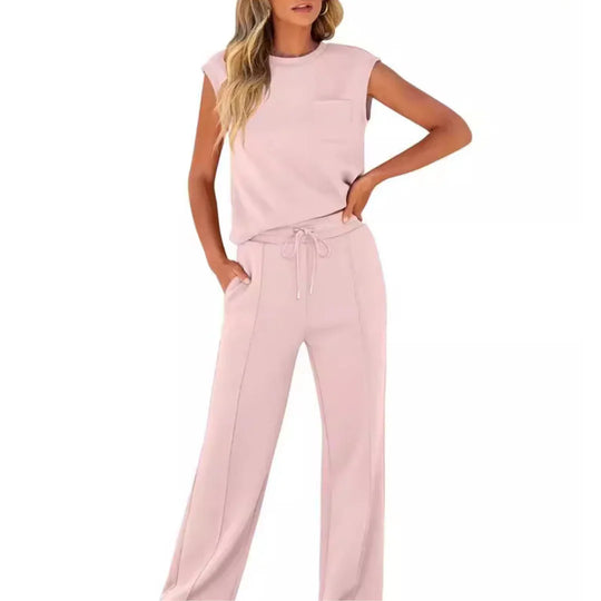 Women's Casual Summer Lounge Co-Ord with Relaxed Fit and Versatile Styling