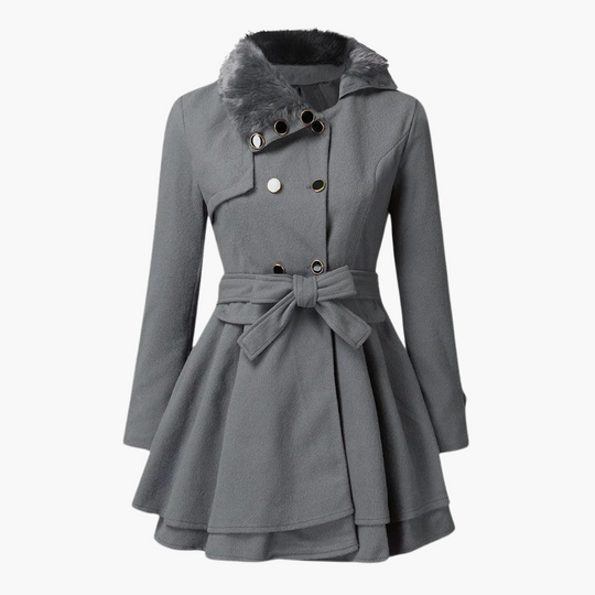 Women’s Trench Coat with Belted Waist