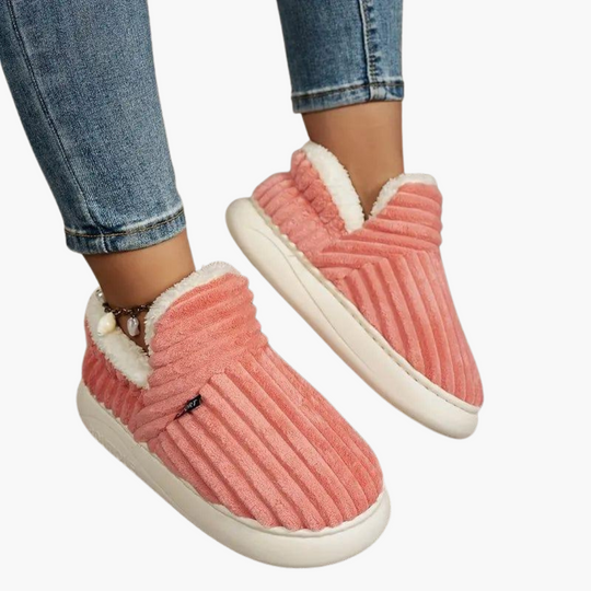 Women’s Indoor Slippers with Slip-On Design
