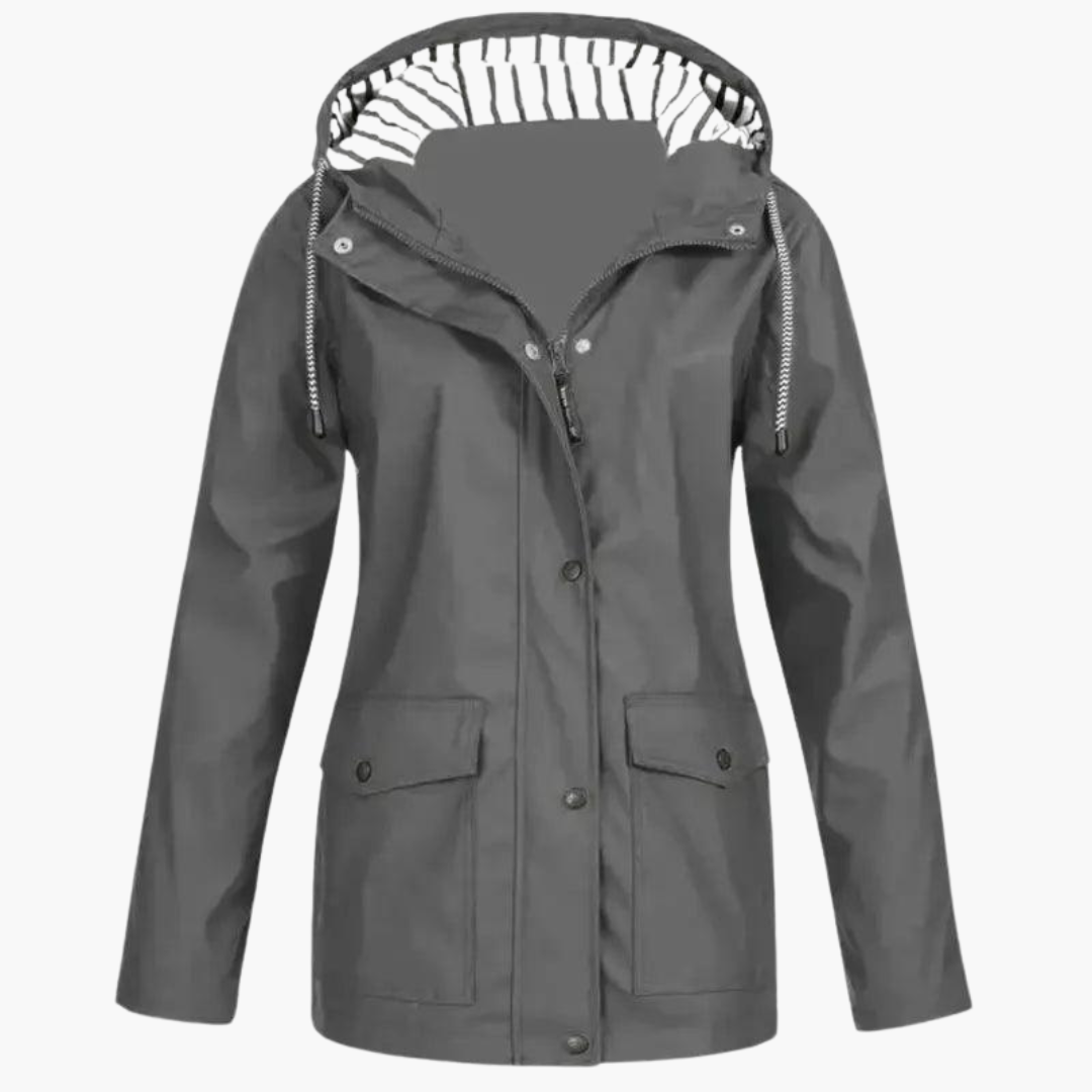 Women’s Waterproof Outdoor Jacket with Lightweight Design and Relaxed Fit