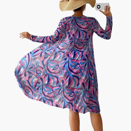 Women’s Beachwear Set with Kimono and High-Waisted Shorts