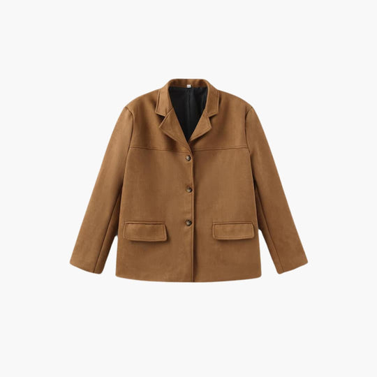 Buttoned Jacket for Women – Cropped, Stylish & Trendy Layer - Made by Jessica