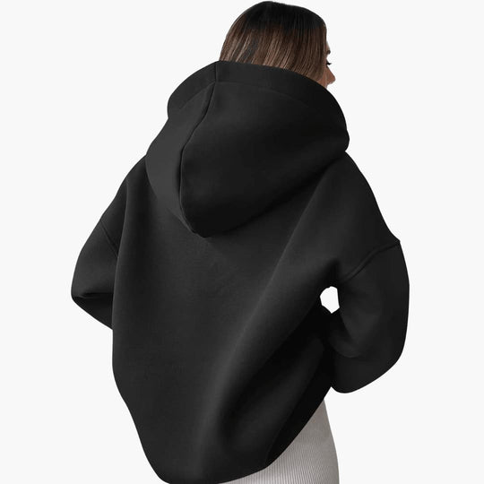 Women's Hoodie with Large Hood and Kangaroo Pocket
