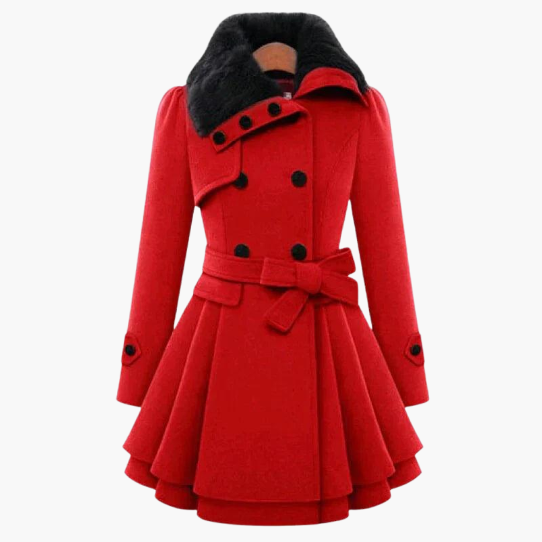 Women’s Trench Coat with Belted Waist