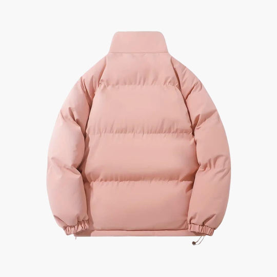 Women’s Puffer Jacket with Quilted Design and Hood