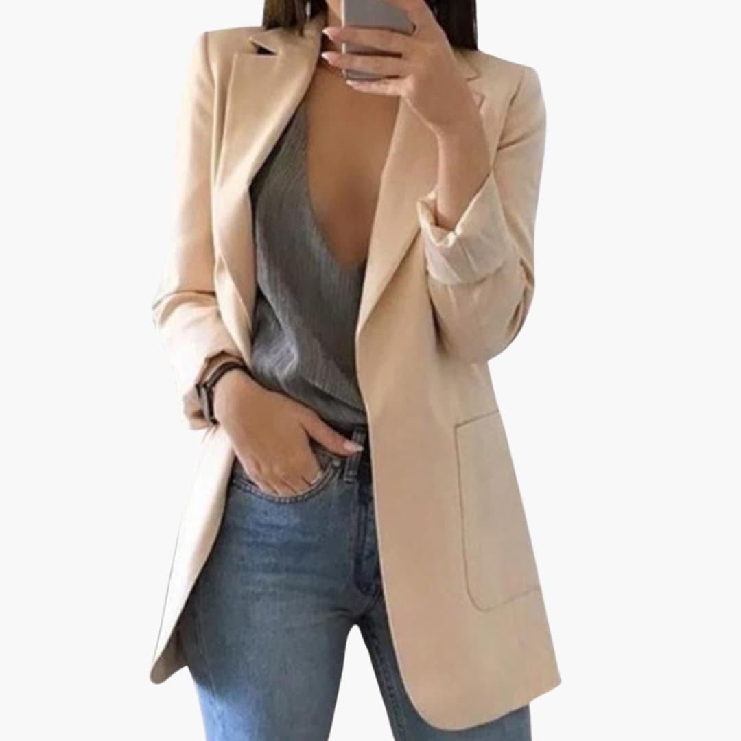 Women’s Blazer with Fitted Shape and Structured Silhouette
