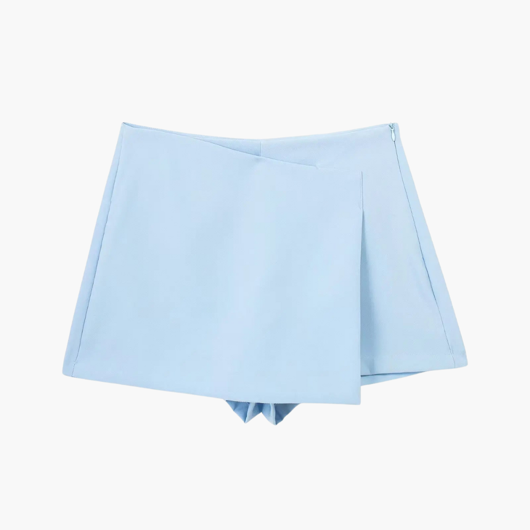 Women’s High-Waisted Skort with Built-In Shorts