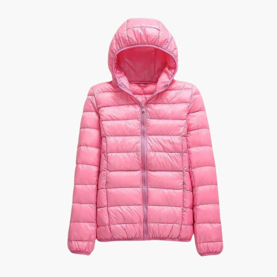 Isabella | Women’s Down Jacket with Hood - Made by Jessica
