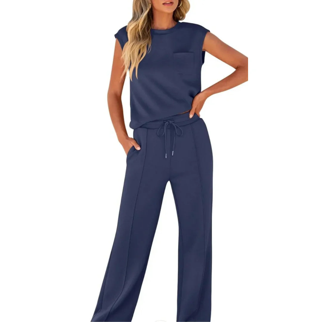 Women's Casual Summer Lounge Co-Ord with Relaxed Fit and Versatile Styling