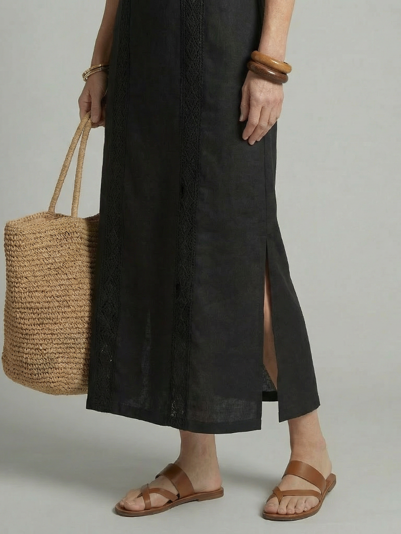 Nerina | Simple Form Midi Dress