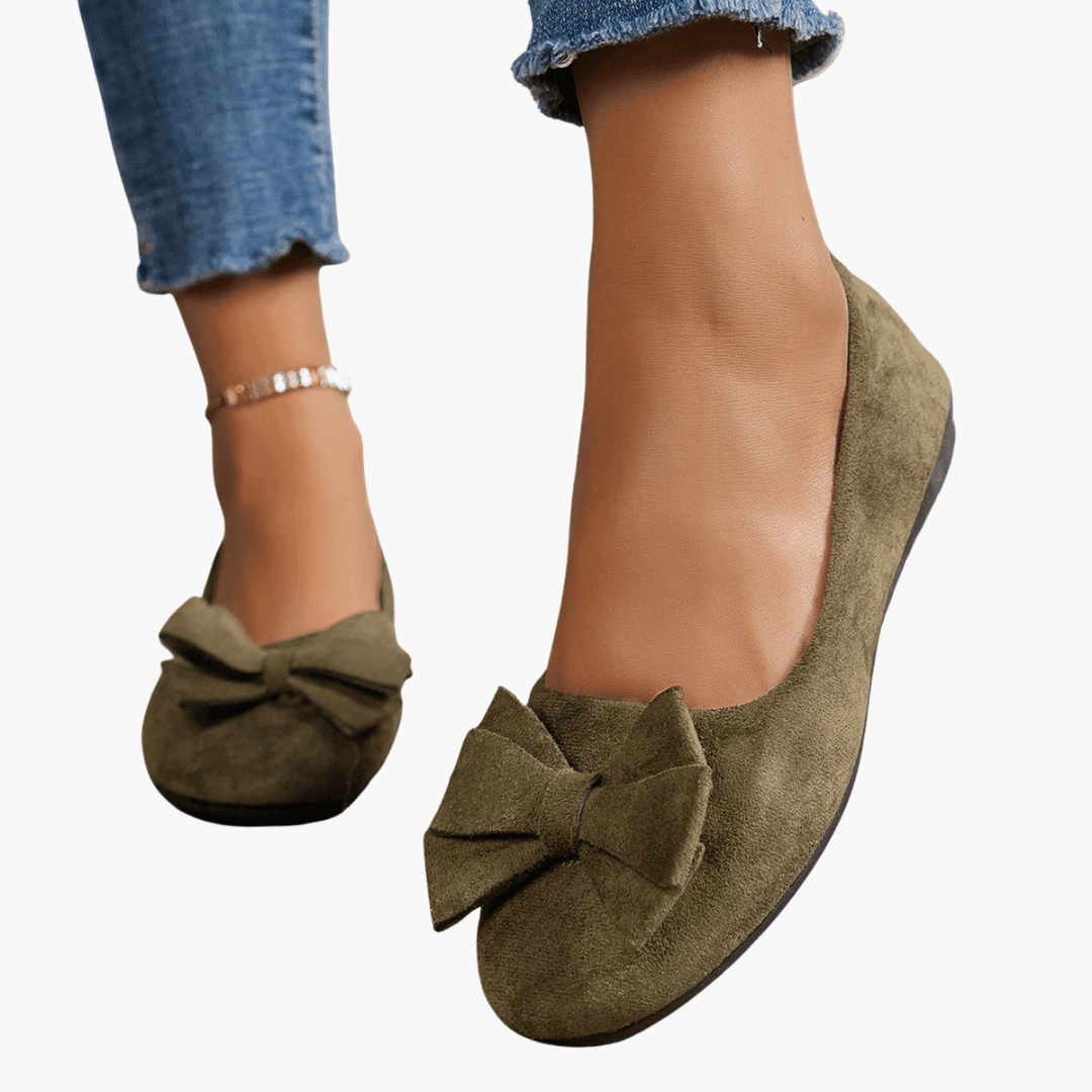 Bow Loafers – Women's Comfortable Patent Slip-On Shoes - Made by Jessica