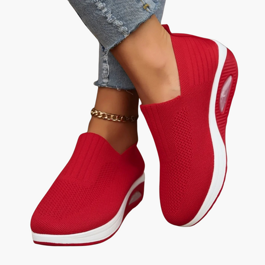Women’s Slip-On Shoes with Padded Insole and Closed Toe