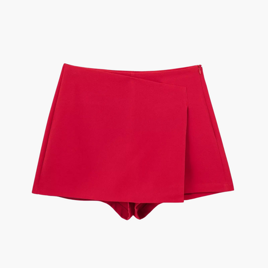 Women’s High-Waisted Skort with Built-In Shorts
