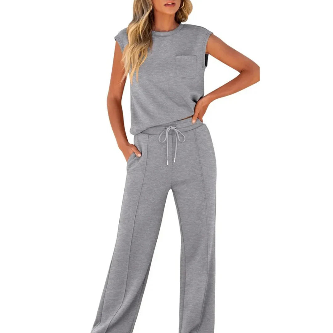 Women's Casual Summer Lounge Co-Ord with Relaxed Fit and Versatile Styling