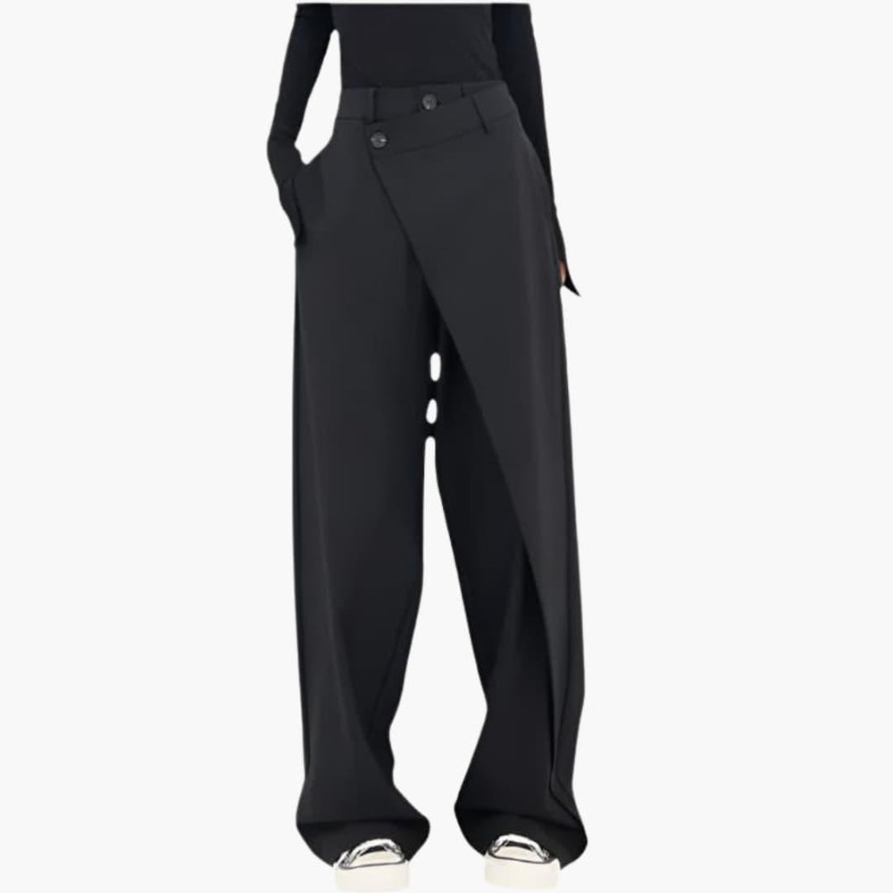Women’s Slim Fit Trousers with Structured Waistband