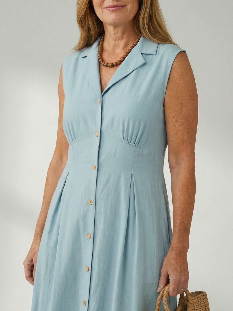 Celyn | Stack Button Midi Dress
