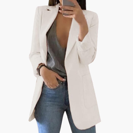 Women’s Blazer with Fitted Shape and Structured Silhouette