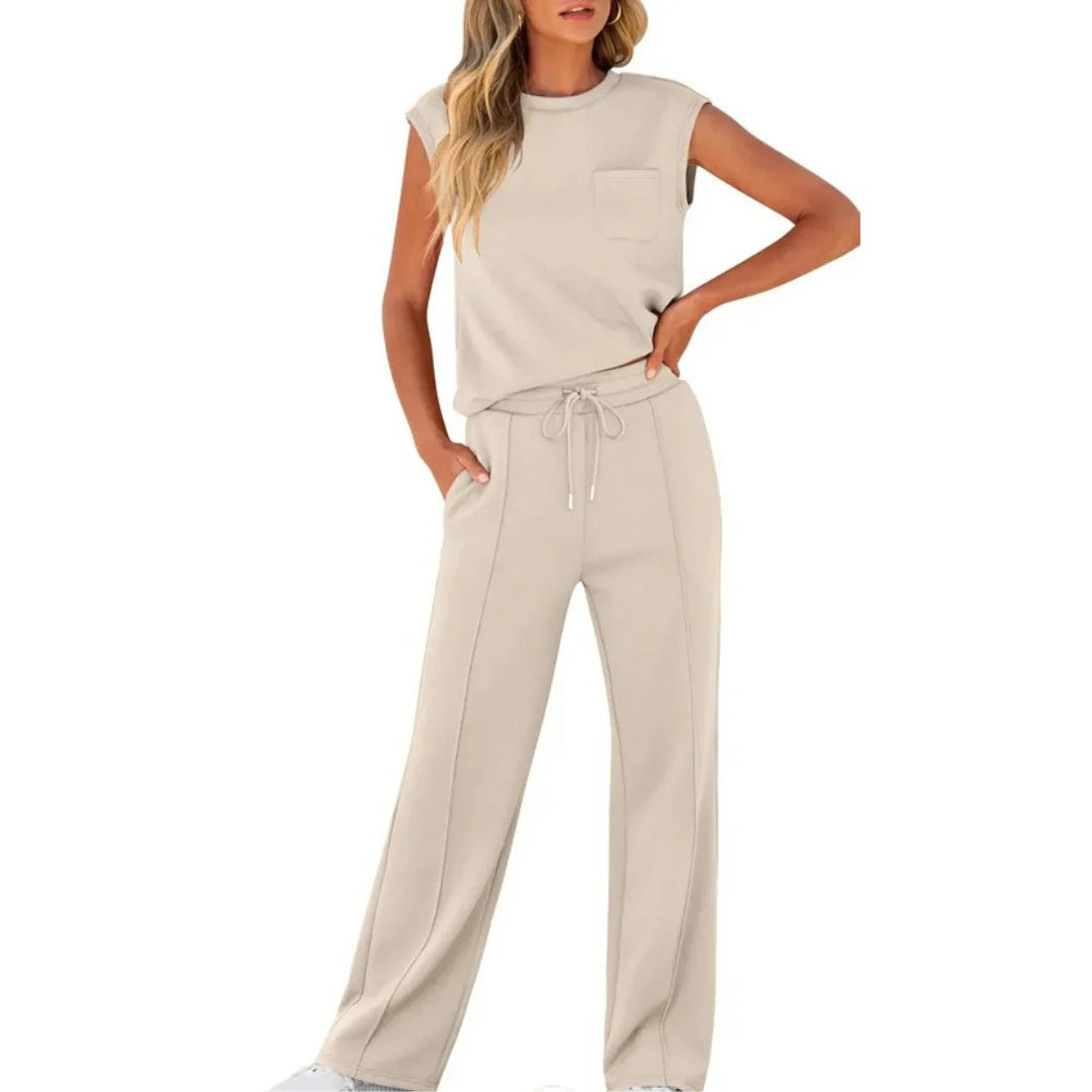 Women's Casual Summer Lounge Co-Ord with Relaxed Fit and Versatile Styling