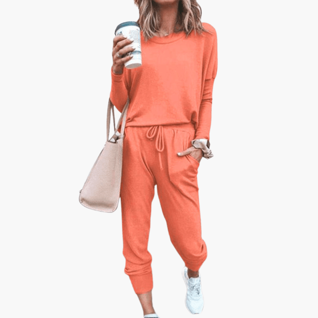 Women’s Two-Piece Set with Relaxed Fit and Coordinated Design