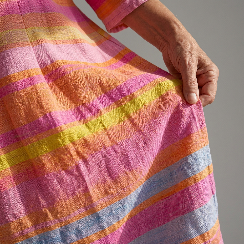 Blake | Ease Gradient Stripe Midi Dress